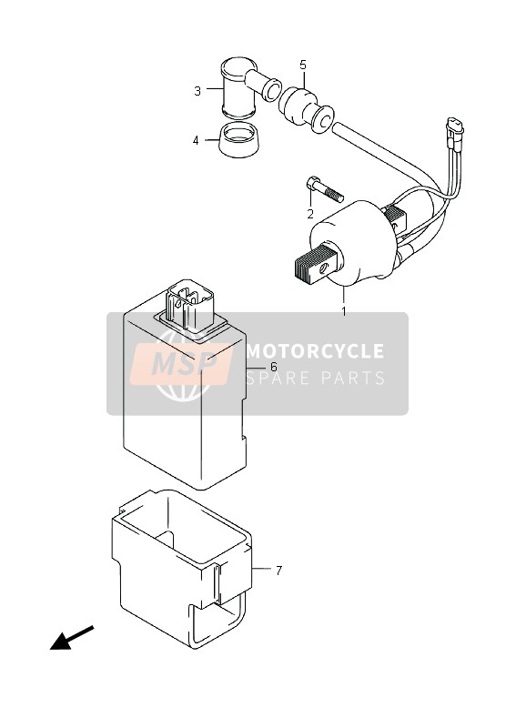 Suzuki DR-Z125 (SW & LW) 2015 Electrical for a 2015 Suzuki DR-Z125 (SW & LW)