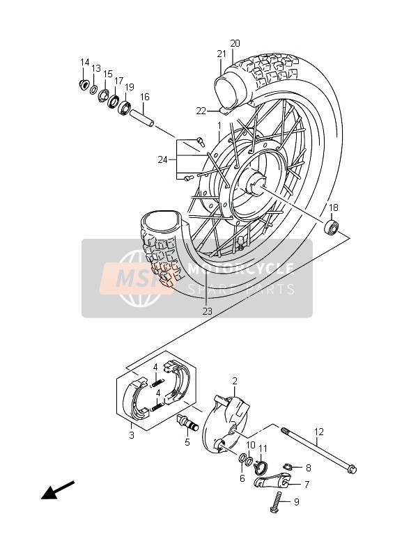 0916010005, Washer,  Outer (10.5*24*2.3), Suzuki, 1