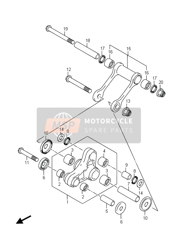 6231702B40, Entretoise, Suzuki, 0