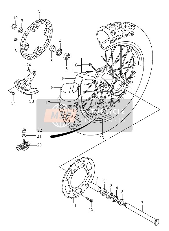 0915908133, Nut, Suzuki, 1