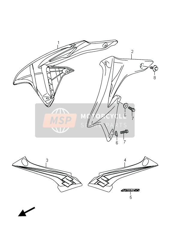 4427049H02GY8, Kap,B.Tank, Suzuki, 0