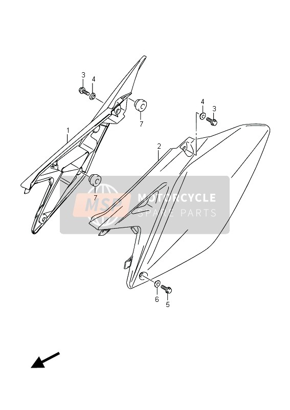 4721049H014MX, Cornice, Suzuki, 0