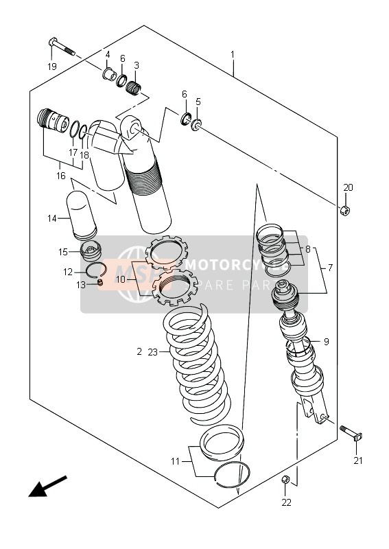 6221135G40, Spring (Hard), Suzuki, 1