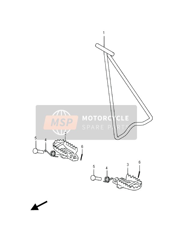 Suzuki RM85 2016 Stand for a 2016 Suzuki RM85