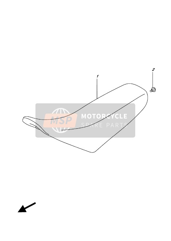 Suzuki DR-Z70 2017 Seat for a 2017 Suzuki DR-Z70