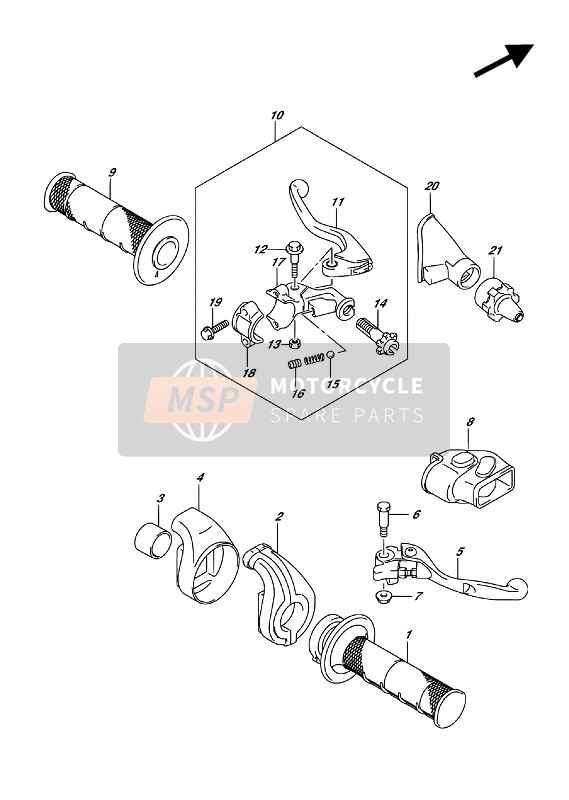 5734128H01, Coperchio, Suzuki, 0