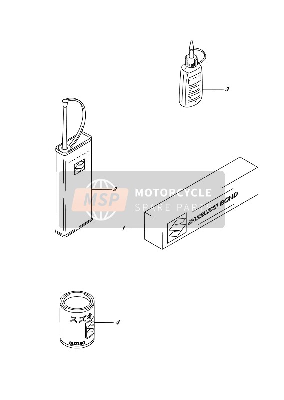 Suzuki DR-Z70 2018 Optionnel pour un 2018 Suzuki DR-Z70