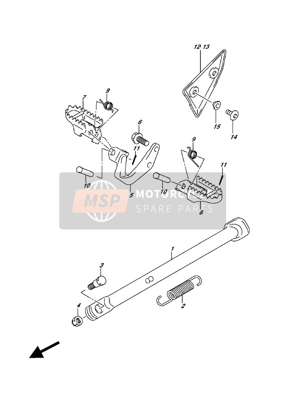 Suzuki DR-Z125L 2018 Supporter pour un 2018 Suzuki DR-Z125L