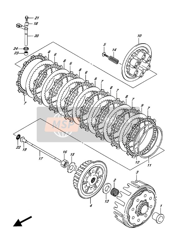 2320028H10, Camshaft, Clutch Release, Suzuki, 0