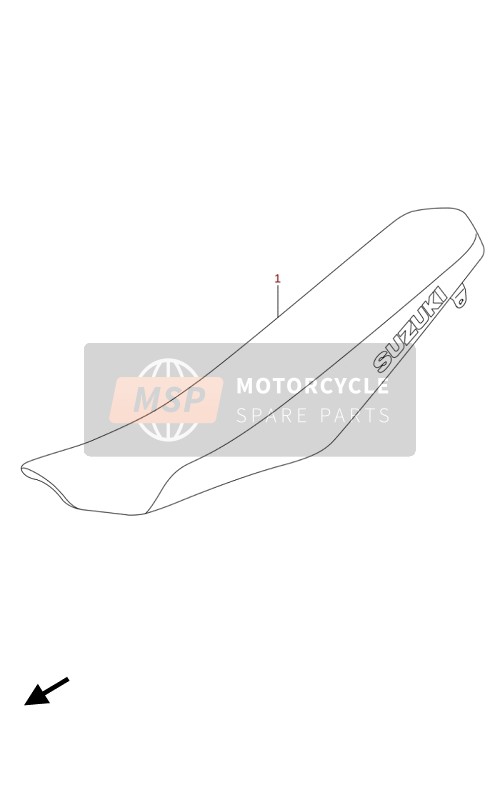 Suzuki RM-Z250 2020 SEAT for a 2020 Suzuki RM-Z250