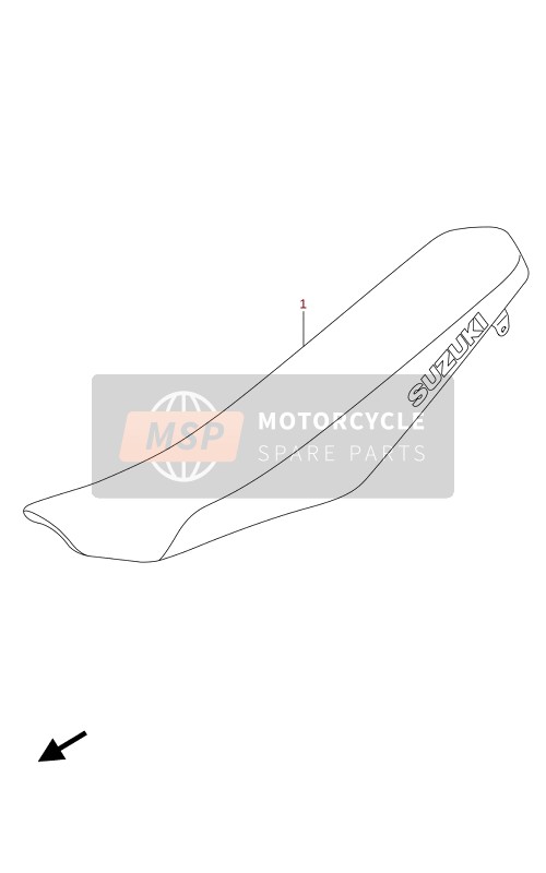 Suzuki RM-Z250 2021 SEAT for a 2021 Suzuki RM-Z250