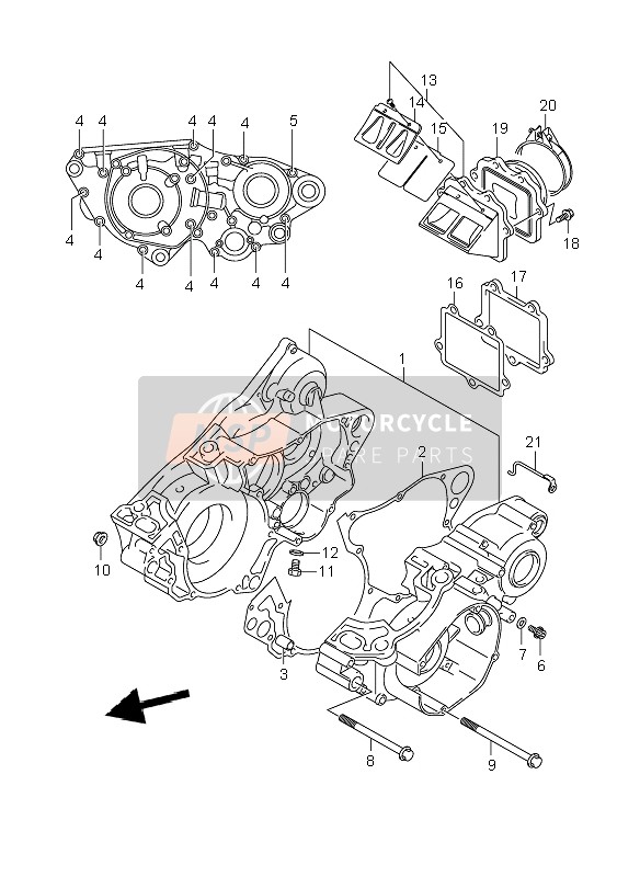 1315637F00, Spacer, Reed Valve, Suzuki, 1