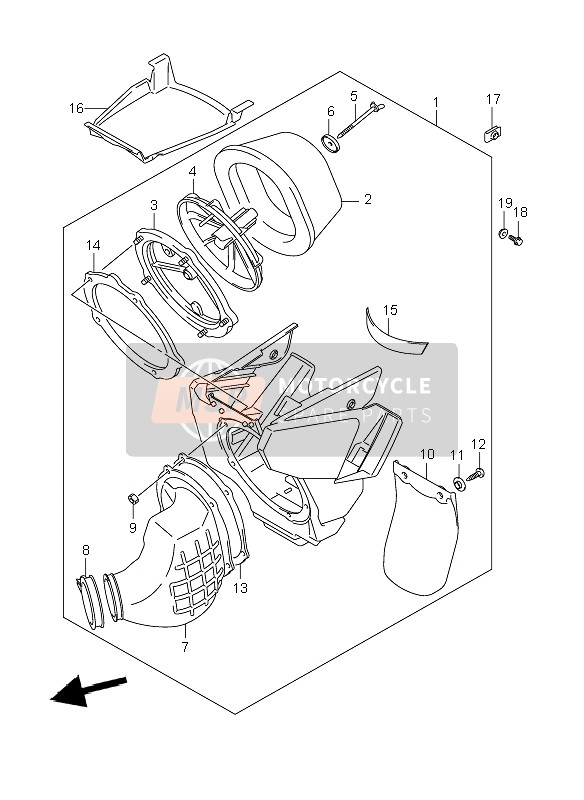 Suzuki RM250 2007 LUFTFILTER für ein 2007 Suzuki RM250