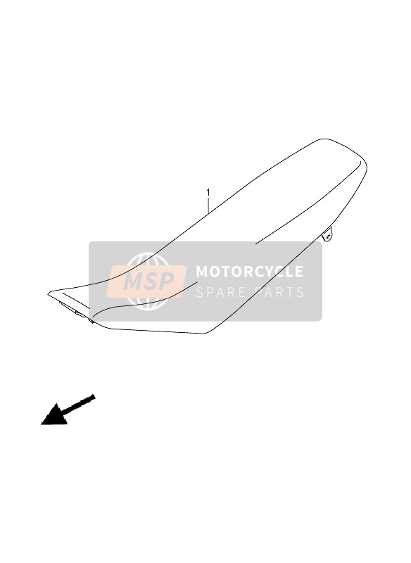 Suzuki RM-Z450 2008 Posto A Sedere per un 2008 Suzuki RM-Z450