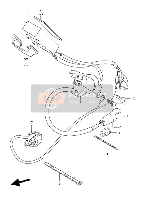 Suzuki RM-X250 1996 Electrical for a 1996 Suzuki RM-X250