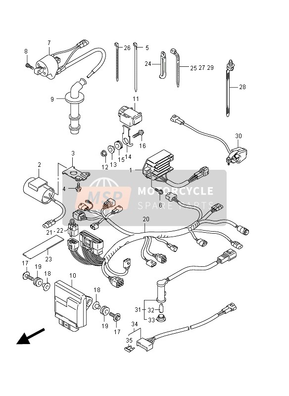 Suzuki RM-Z450 2012 Electrical for a 2012 Suzuki RM-Z450