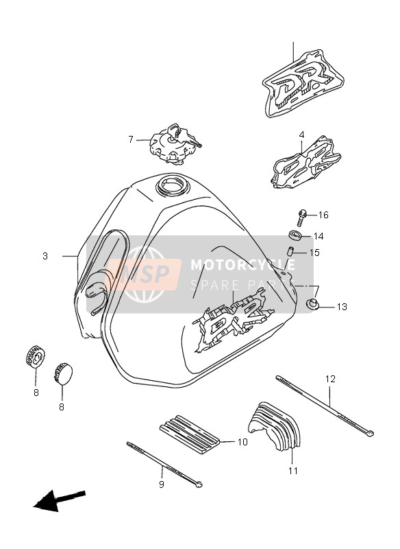 4454214A00, CAOUTCH0UC, Suzuki, 1