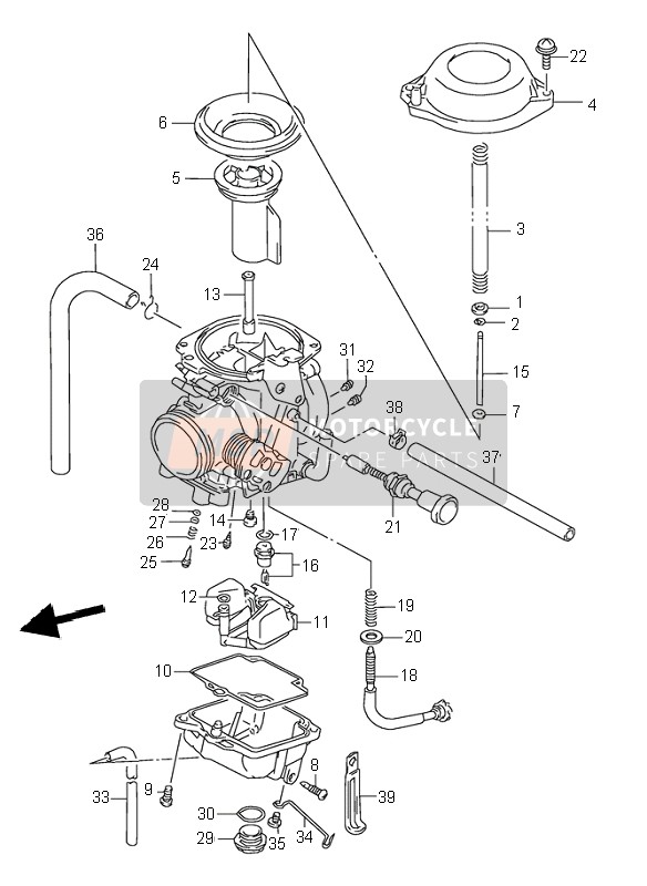 1325844B00, Gasket, Float Chamber, Suzuki, 2