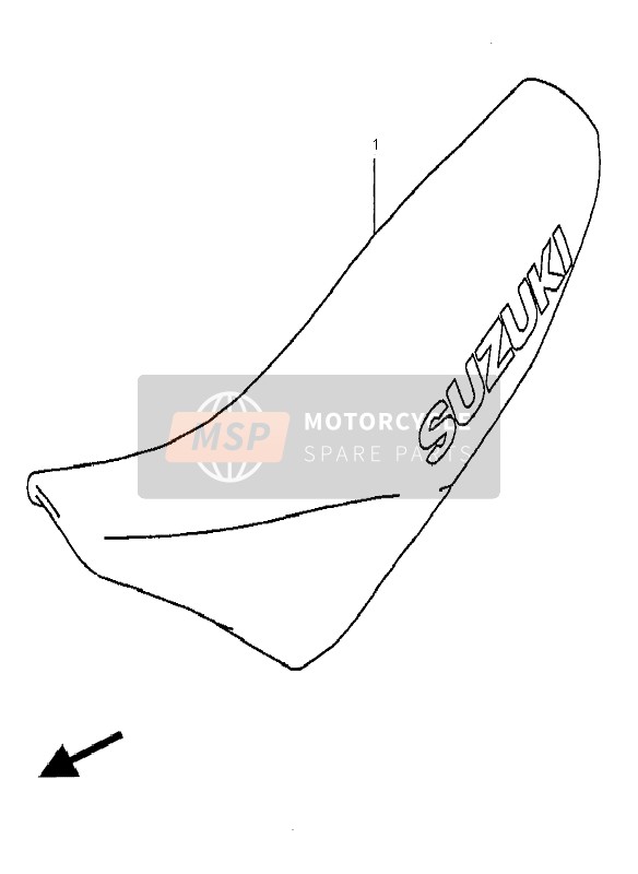 Suzuki RM250 1997 Siège pour un 1997 Suzuki RM250