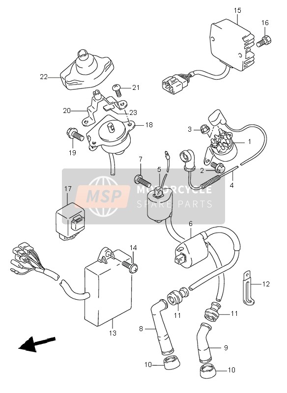 Suzuki DR650RSE 1995 Electrical for a 1995 Suzuki DR650RSE