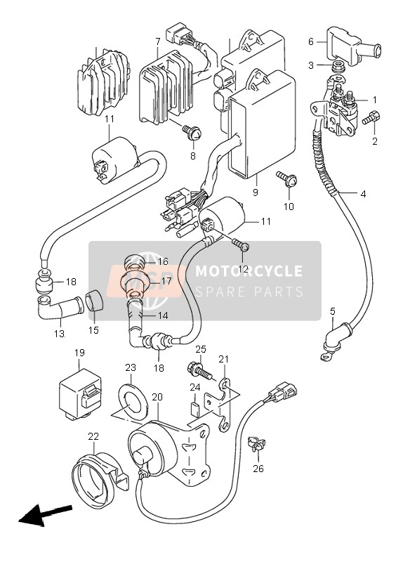 Suzuki DR800S 1995 Eléctrico para un 1995 Suzuki DR800S