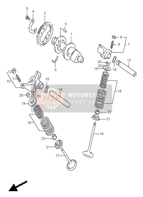 1291242A00, Ventil, Suzuki, 1