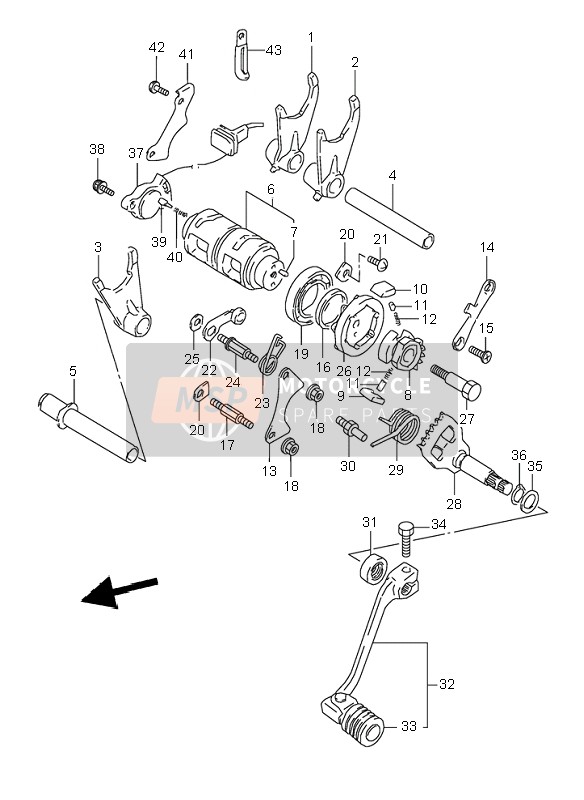 Suzuki DR800S 1996 Gear Shifting for a 1996 Suzuki DR800S