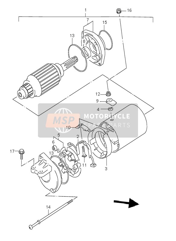 Suzuki DR800S 1996 Comenzando Motor para un 1996 Suzuki DR800S