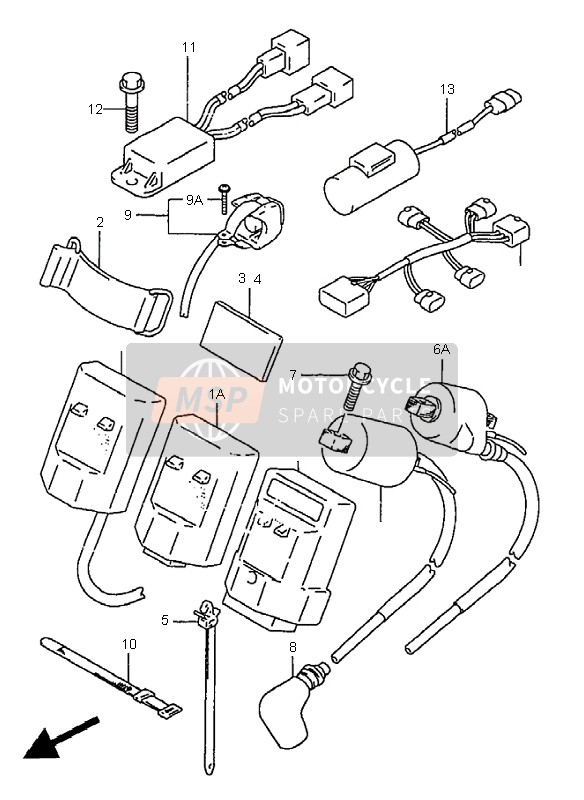 3280037E20, Rectifier Assy, Suzuki, 1