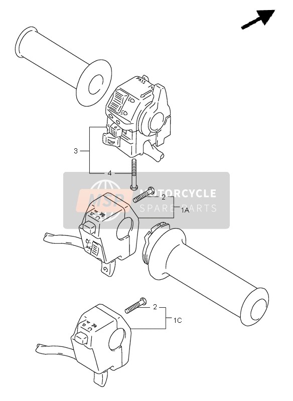 3720032E20, Comando Luci Dx, Suzuki, 0