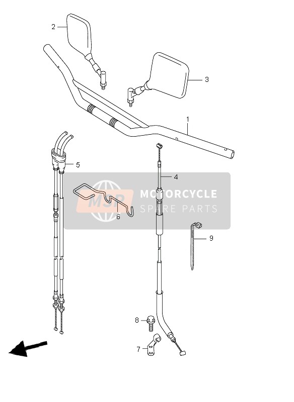 5830129F01, Transmission Gaz, Suzuki, 1