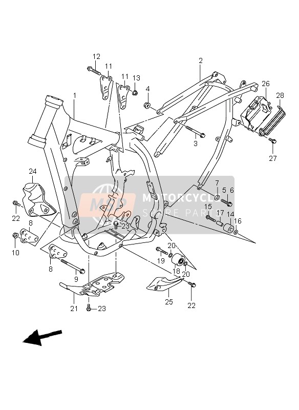 0910308364, Tornillo, Silencioso Sprt Tra, Suzuki, 2