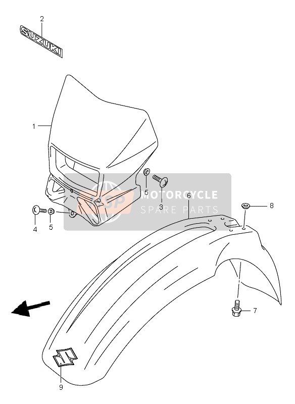 6815108G00NN3, Emblem, Suzuki, 2