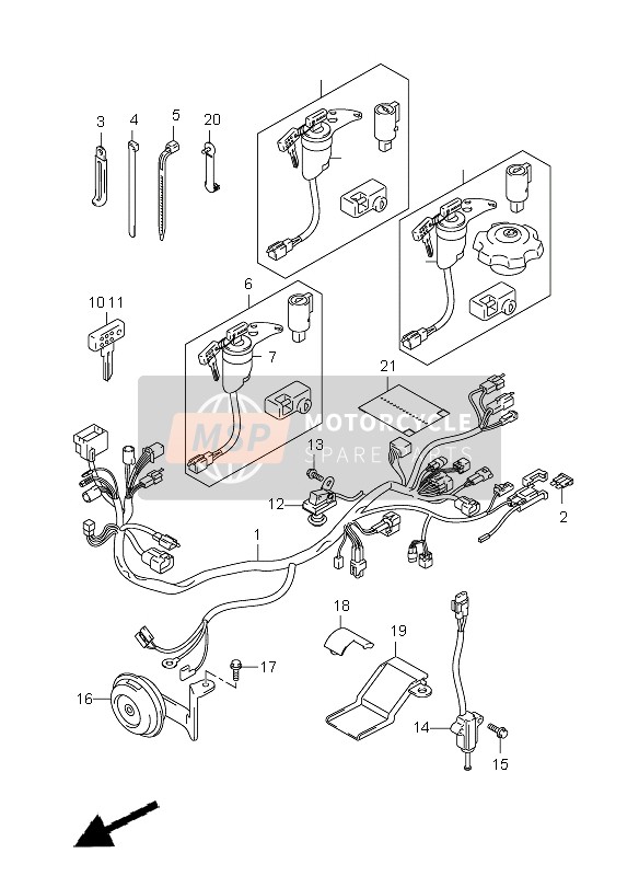 3774029F00, Switch Assy, Stop Lamp, Suzuki, 1