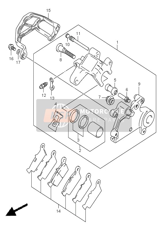 BREMSSATTEL HINTEN