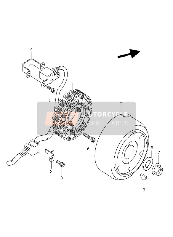 Suzuki DR-Z400S 2007 MAGNETZÜNDER für ein 2007 Suzuki DR-Z400S