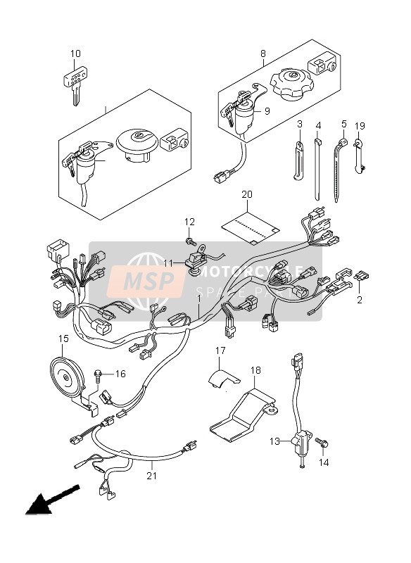 3710129812, Lock Set, Suzuki, 0