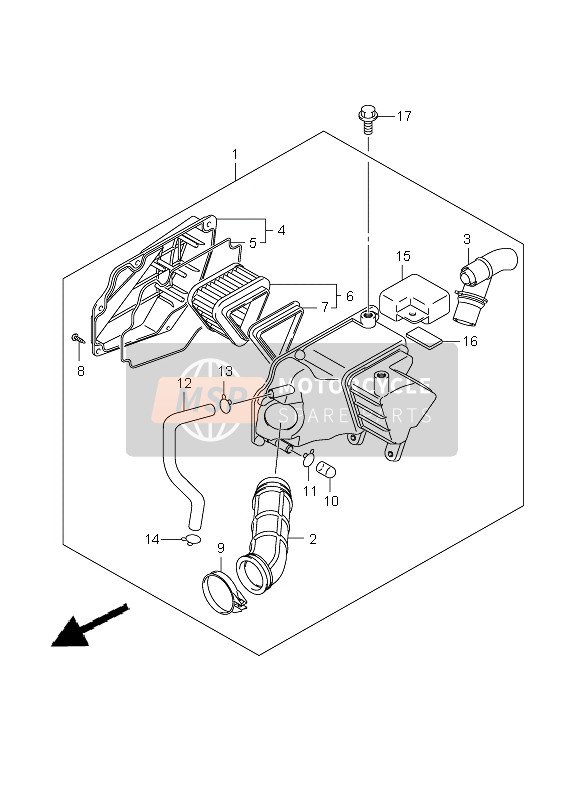 1378024H00, Filter, Air Cleaner, Suzuki, 0