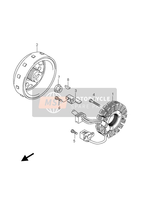 Suzuki DR-125SM 2010 Magnets for a 2010 Suzuki DR-125SM