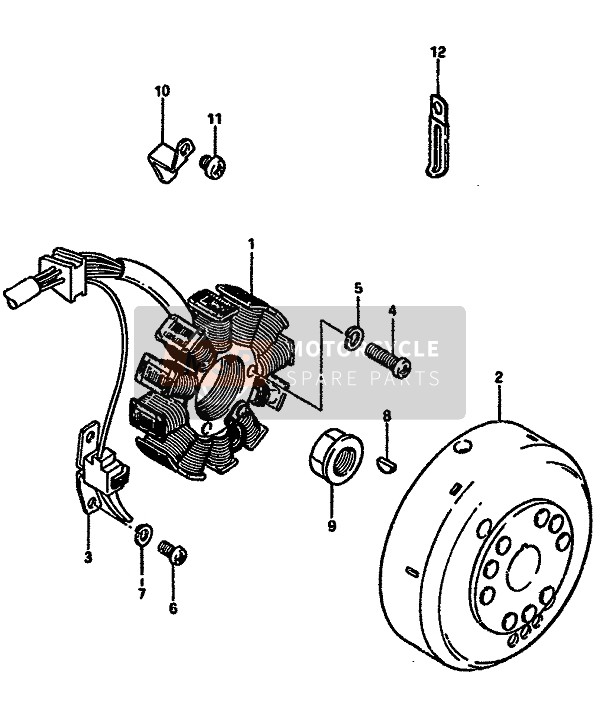 Suzuki DR250S 1985 MAGNETZÜNDER für ein 1985 Suzuki DR250S