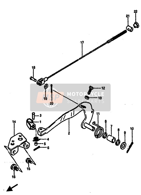 4324014501, Protector,Brake Pedal, Suzuki, 0