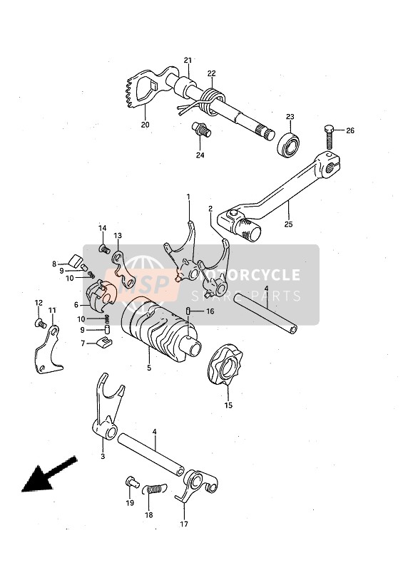 Suzuki RM80X 1986 Gear Shifting for a 1986 Suzuki RM80X