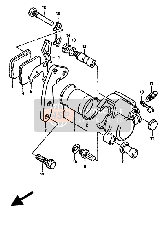 BREMSSATTEL VORNE