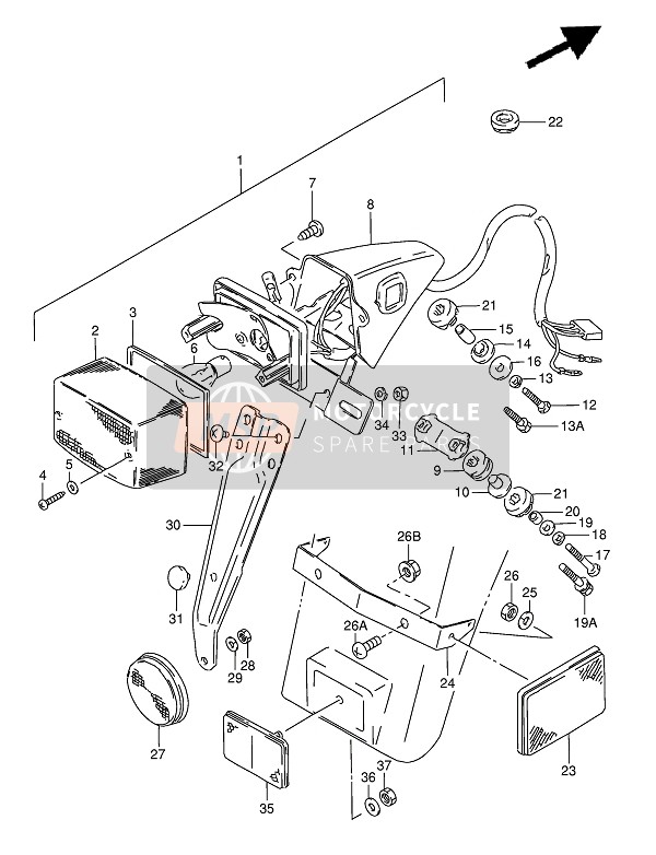 Rear Combination Lamp (E2-E15-E16-E17-E18)