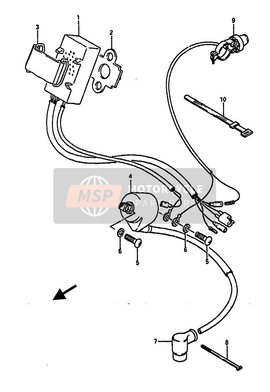 Suzuki RM250 1988 Electrical for a 1988 Suzuki RM250