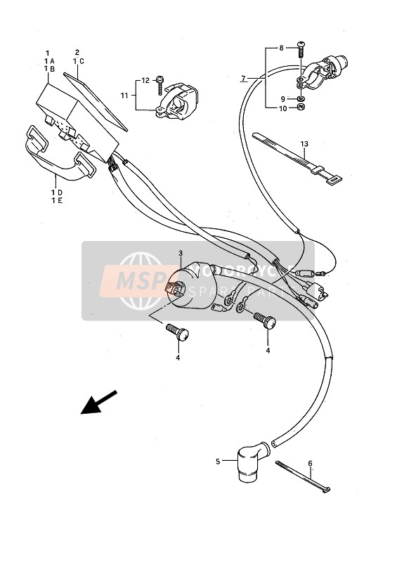 Suzuki RM125 1989 ELEKTRISCH für ein 1989 Suzuki RM125