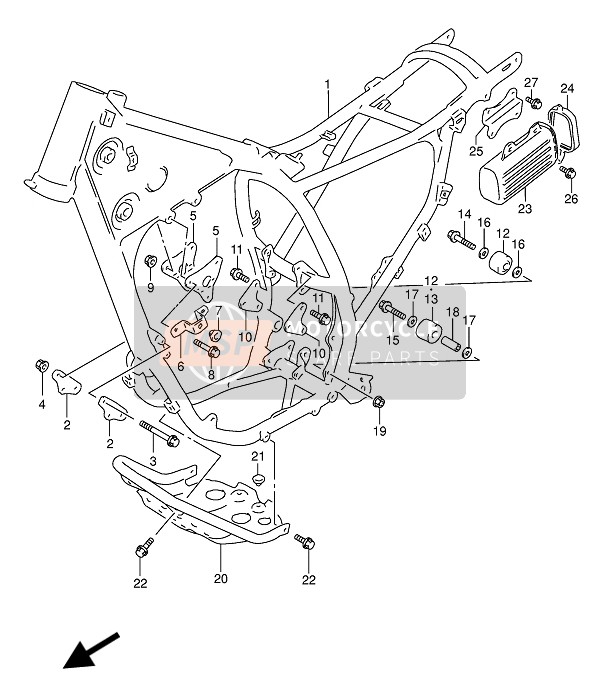 4391101B10, Rol,Kettinggel., Suzuki, 2