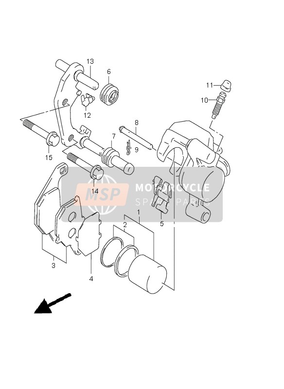 0910308376, Bulón Cojinete, Suzuki, 0