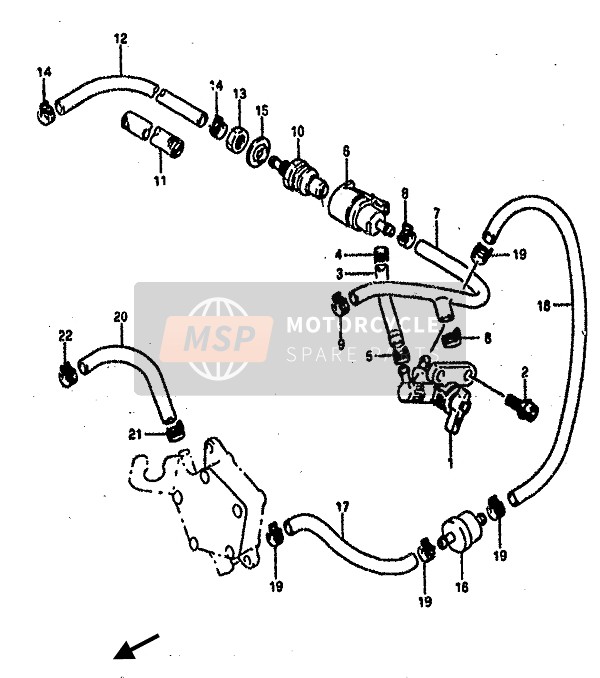 4430044B00, Cock Assy,Fuel, Suzuki, 0