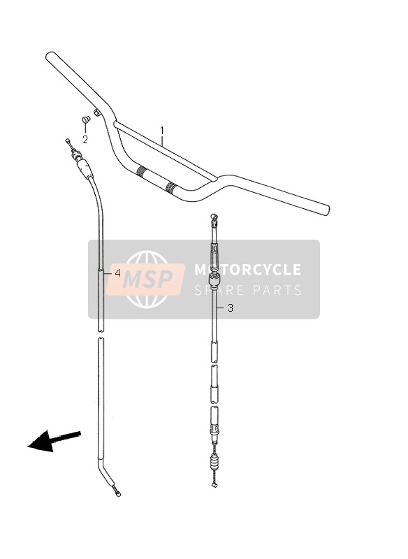 5830027C03, Cable Assy,Throttle, Suzuki, 1